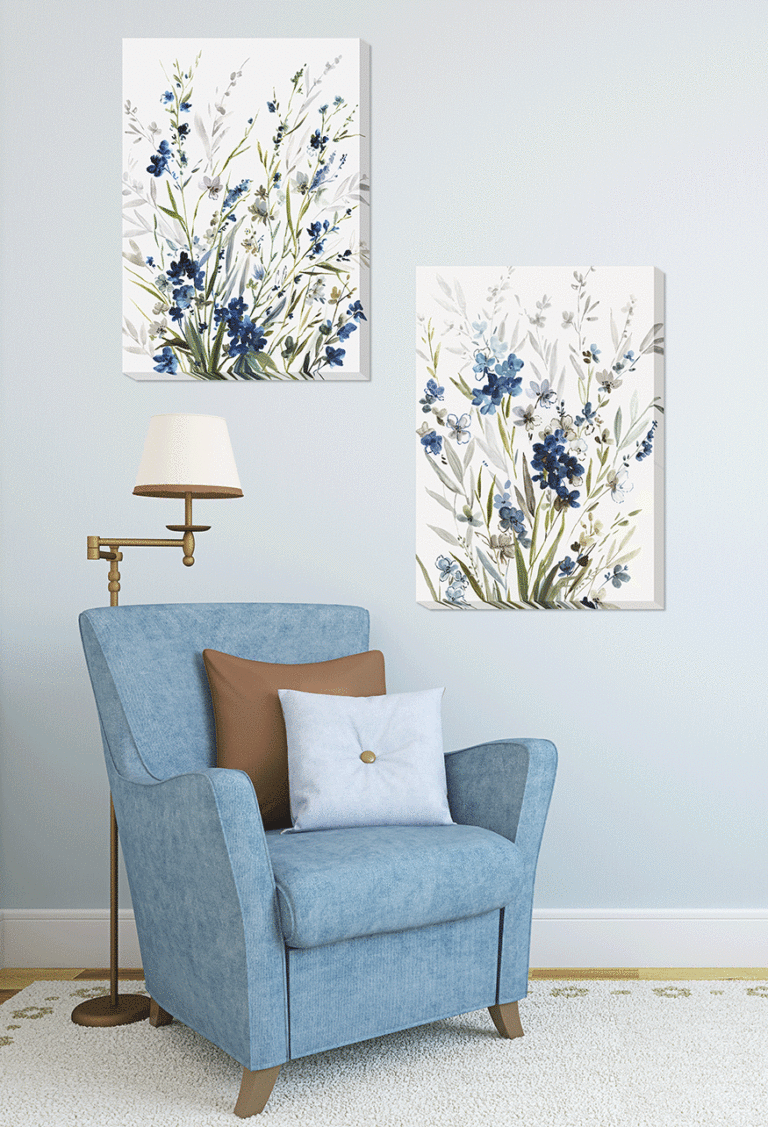 Little Bluebells II Canvas By Asia Jensen *NEW* - TheArtistsQuarter