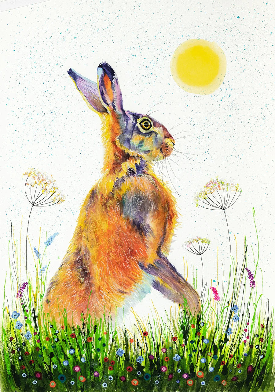 Summer Hare By Christine Purdy (Limited Edition) - TheArtistsQuarter