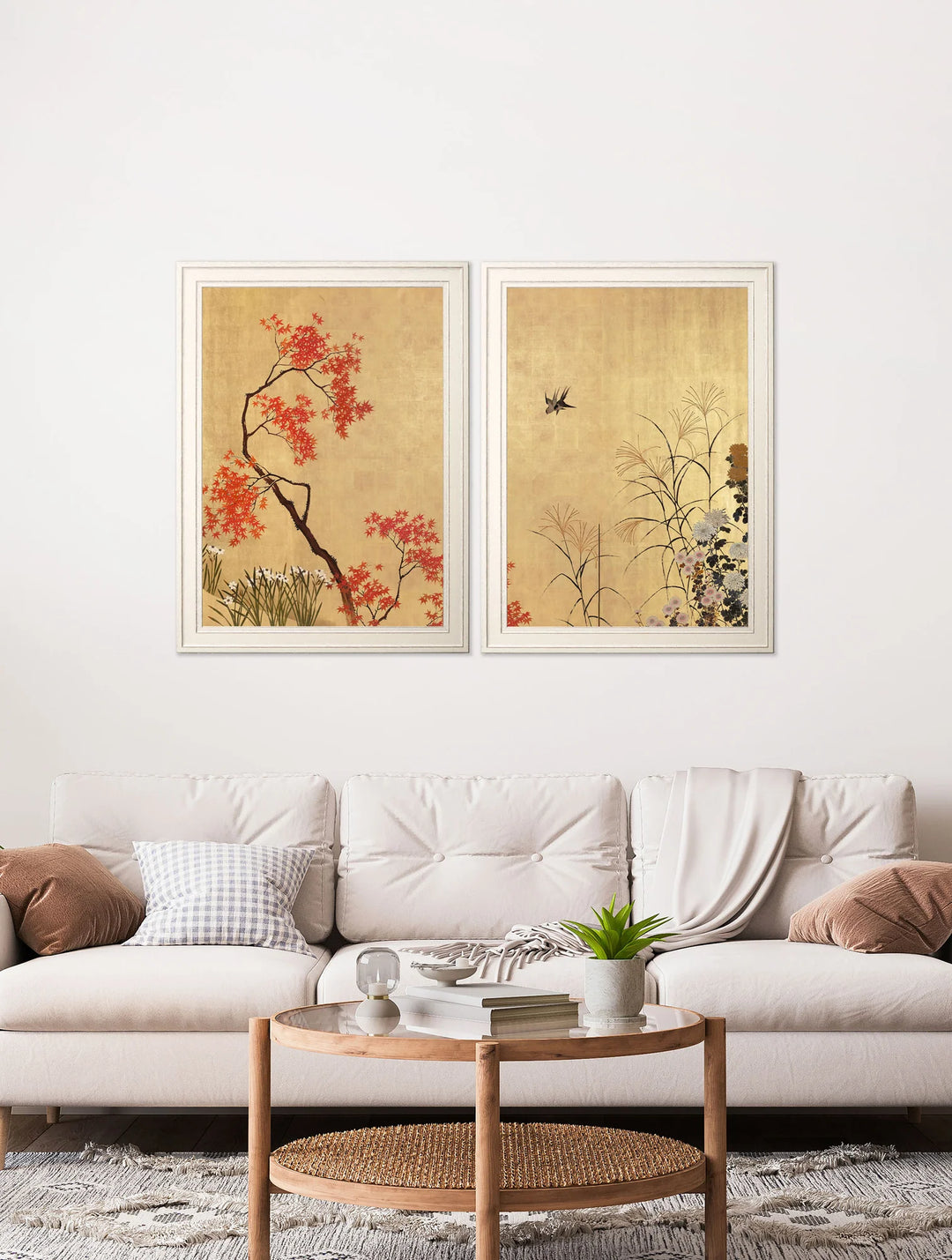 Japanese Blossom -Shibata Zeshine Set of 2 Prints - TheArtistsQuarter