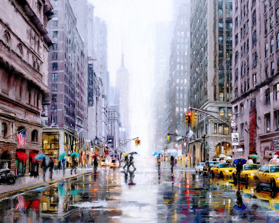 New York 5th Avenue Canvas By MacNeil **Please note - we do not deliver this item - IT IS STRICTLY COLLECTION ONLY** - TheArtistsQuarter