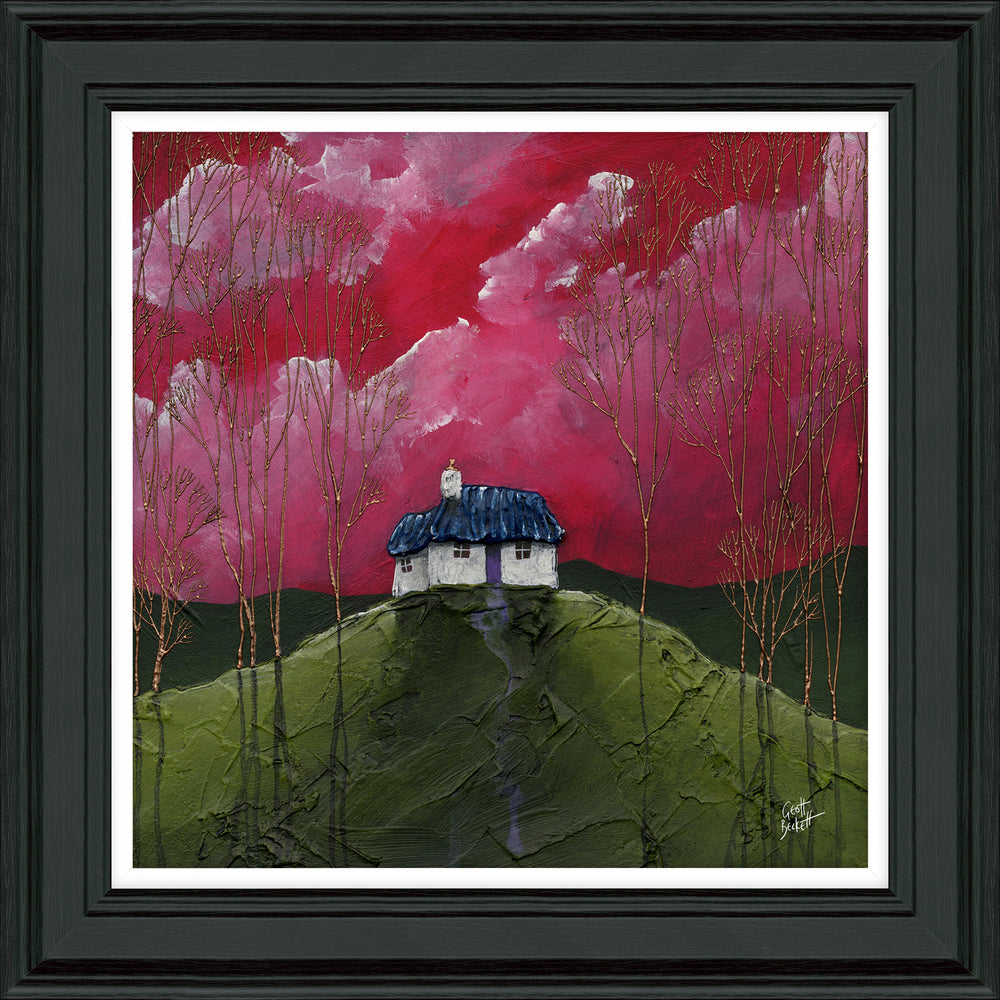 Cherry Top Cottage By Geoff Beckett - TheArtistsQuarter