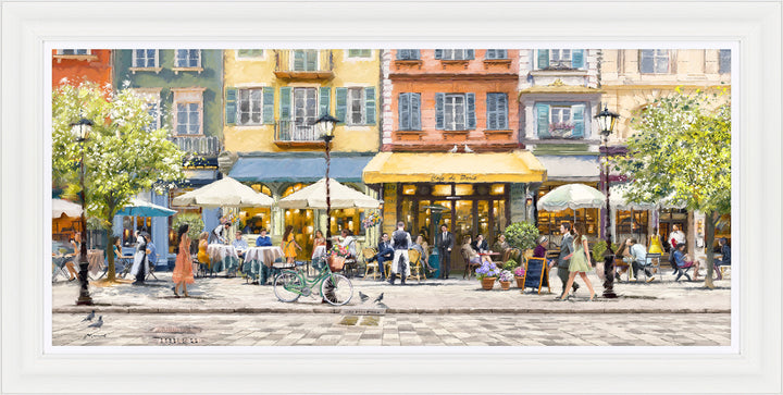 Cafe De Paris Large By Richard MacNeil *NEW* - TheArtistsQuarter