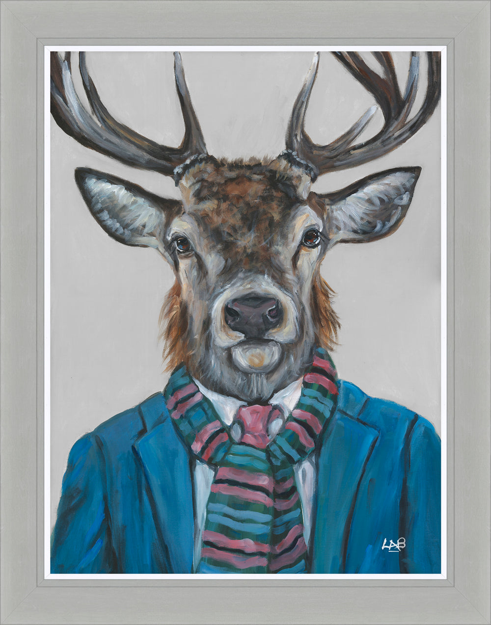 Stanley Stag By Louise Brown - TheArtistsQuarter
