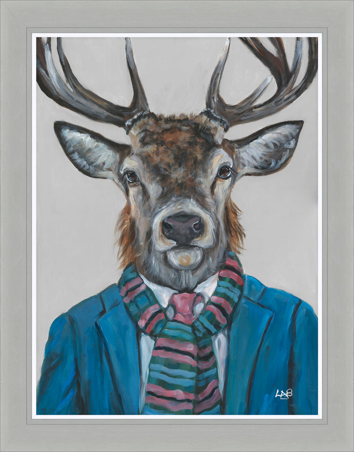 Stanley Stag By Louise Brown - TheArtistsQuarter