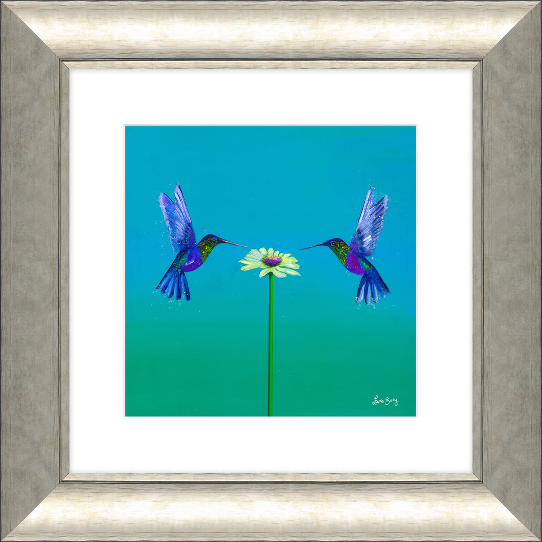 Two Hummingbirds By Laure Bury *NEW* - TheArtistsQuarter