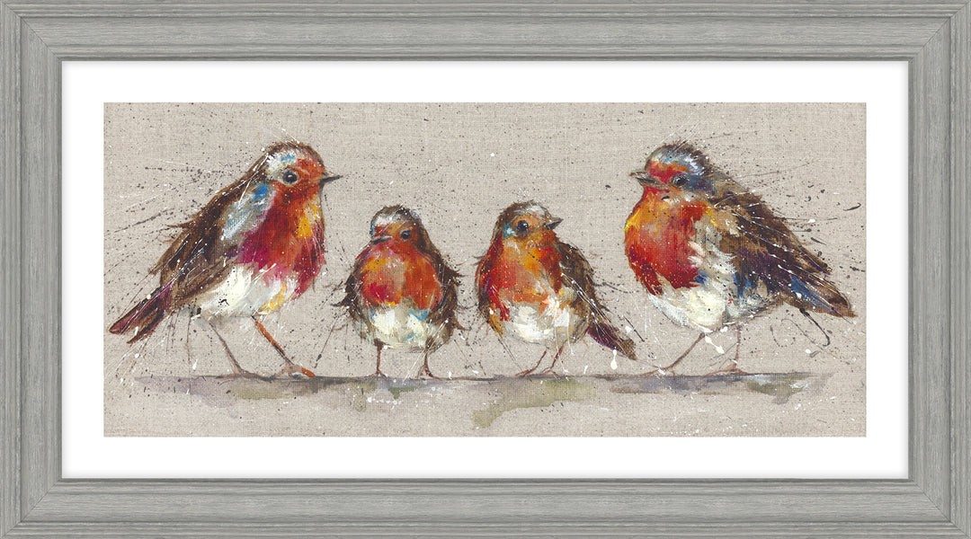 Robin Family By Nicola Jane Rowles *NEW* - TheArtistsQuarter