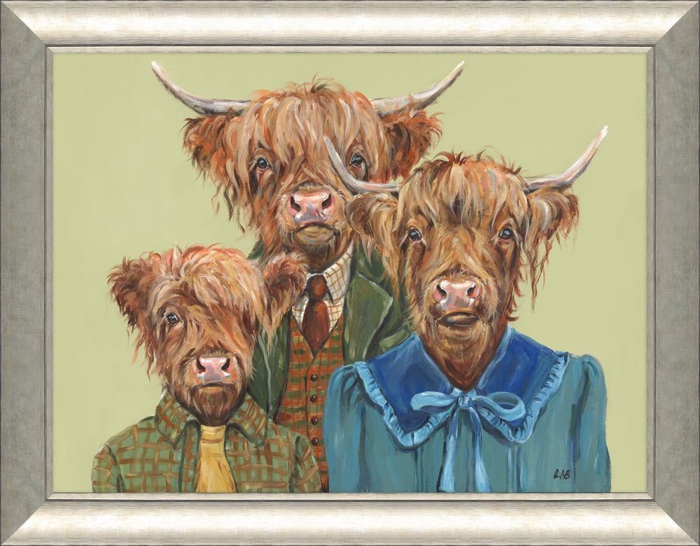 The Highlander Family By Louise Brown *NEW* - TheArtistsQuarter