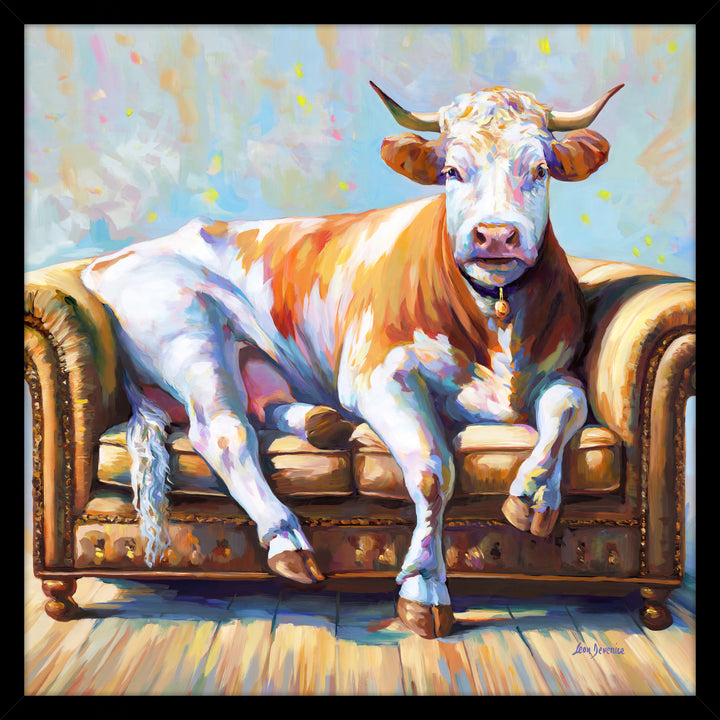 Cows Day Off By Leon Devenice *NEW* - TheArtistsQuarter