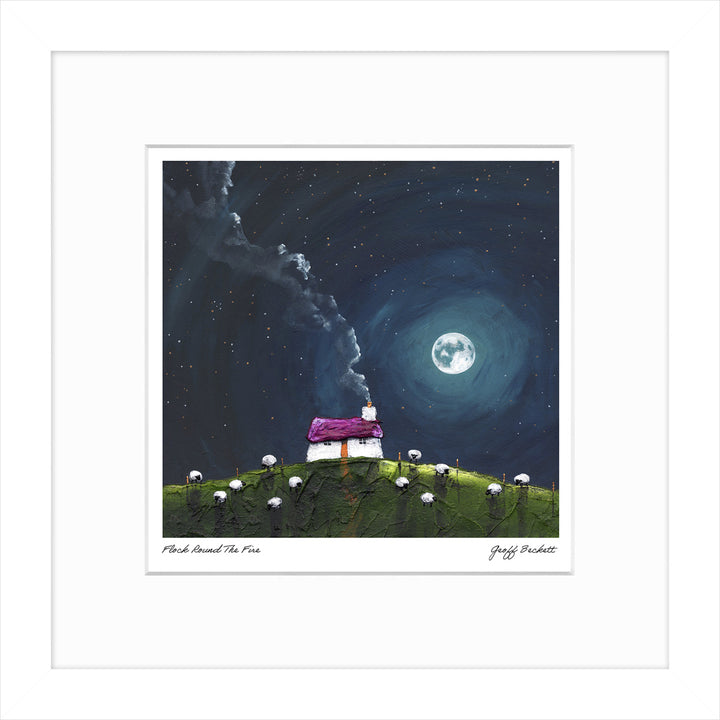 Flock Round The Fire By Geoff Beckett *To be discontinued, last chance to order - TheArtistsQuarter