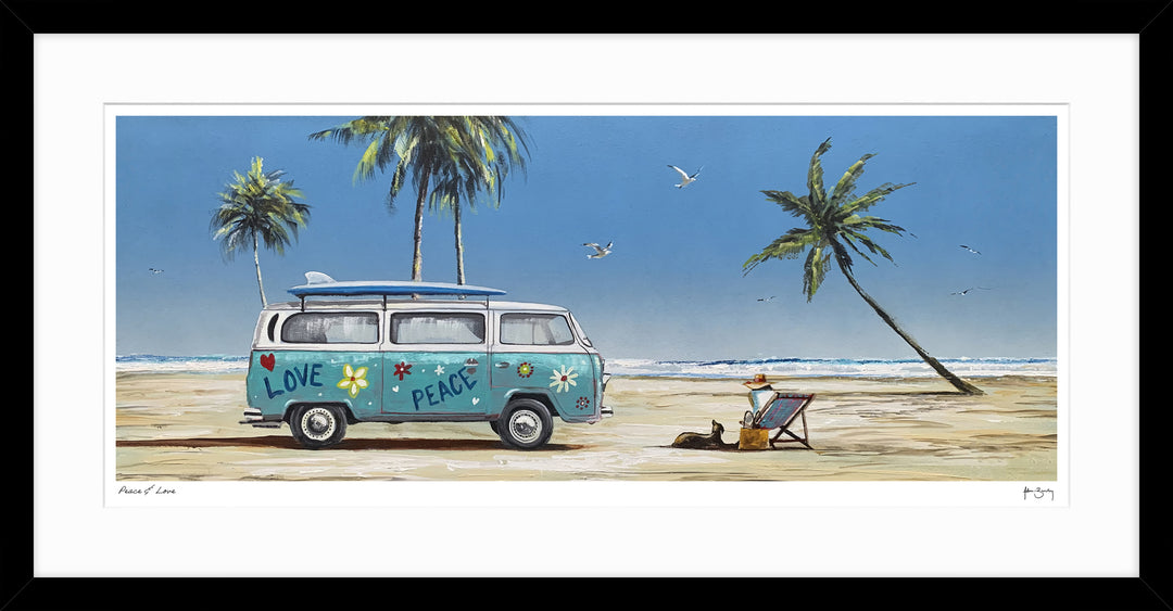 Peace And Love (Large) By Adam Barsby - TheArtistsQuarter