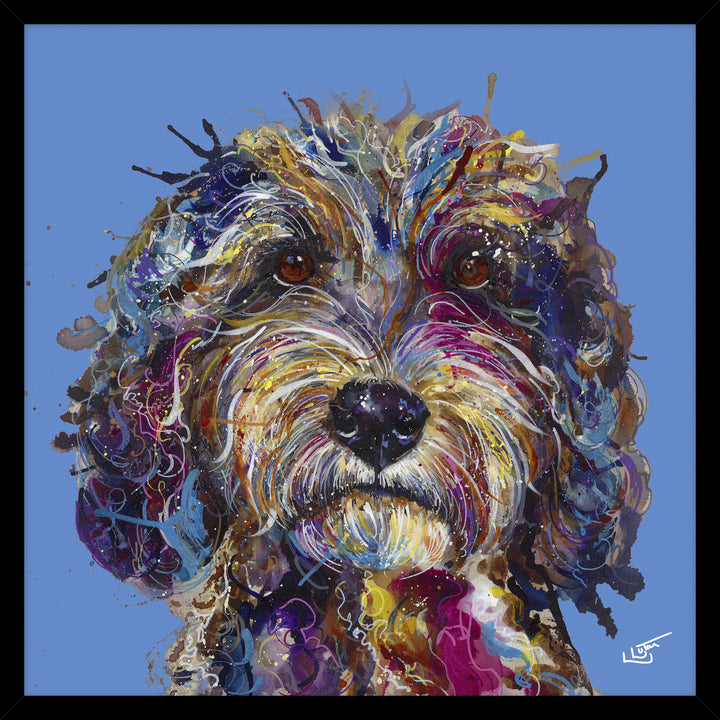 Cockapoo (Colour) By Louise Luton - TheArtistsQuarter