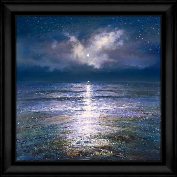 Moonlight Over The Sea By Michael Sanders - TheArtistsQuarter
