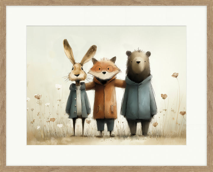 Stick Leg Friends By Lucy Hart - TheArtistsQuarter