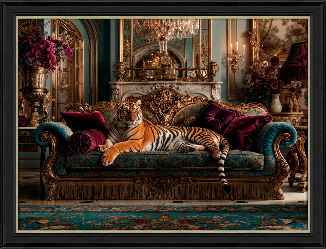 Lounging Tiger by Artko - TheArtistsQuarter