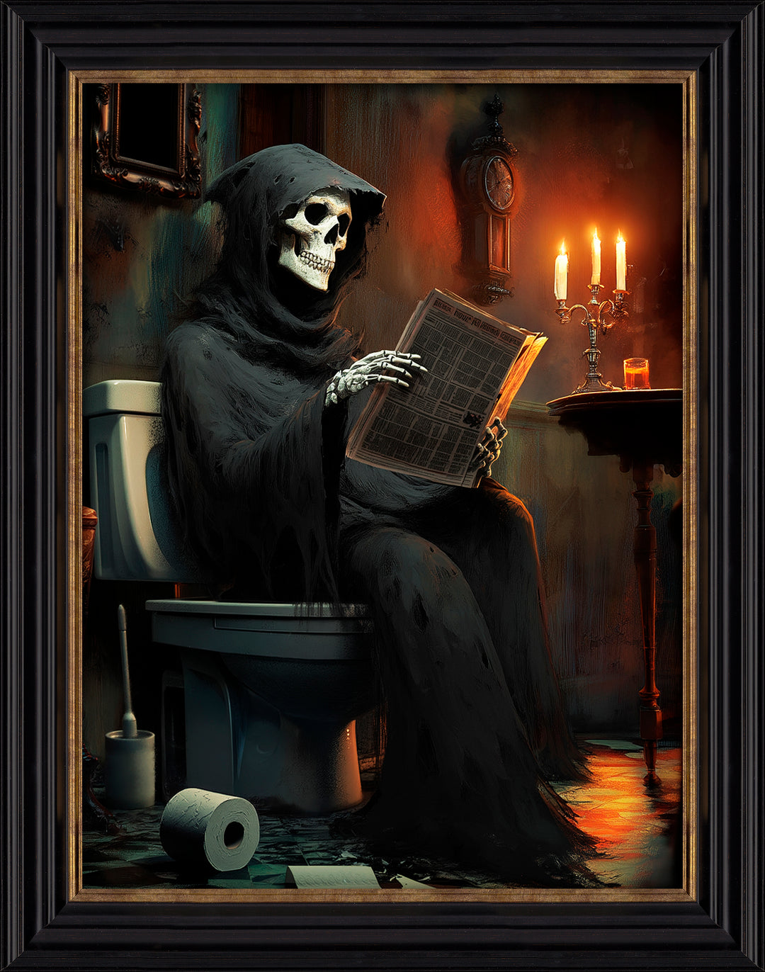 Skeleton Toilet by ARTKO Designs