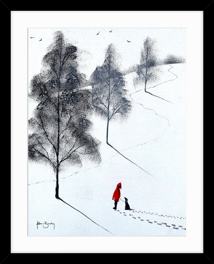 Snowbound Path by Adam Barsby