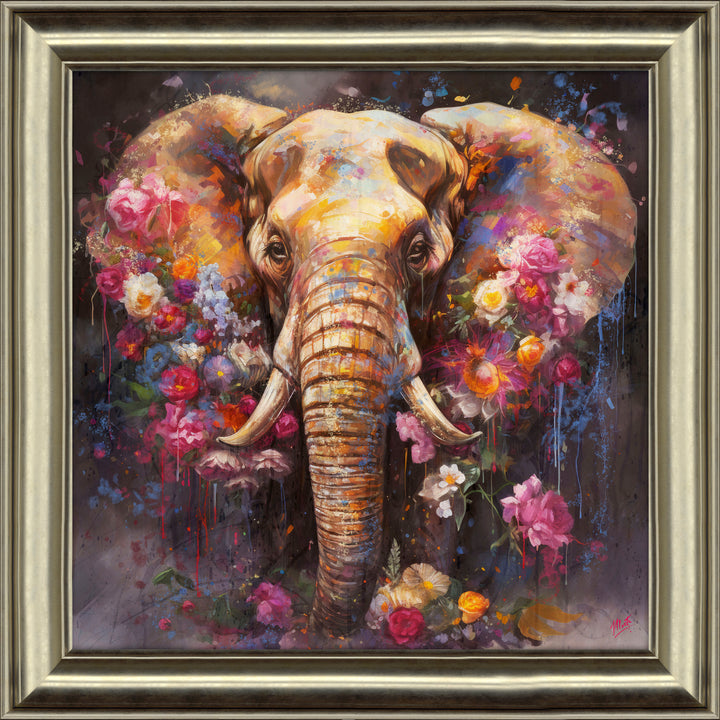 Colourful Elephant by Marta Wiley