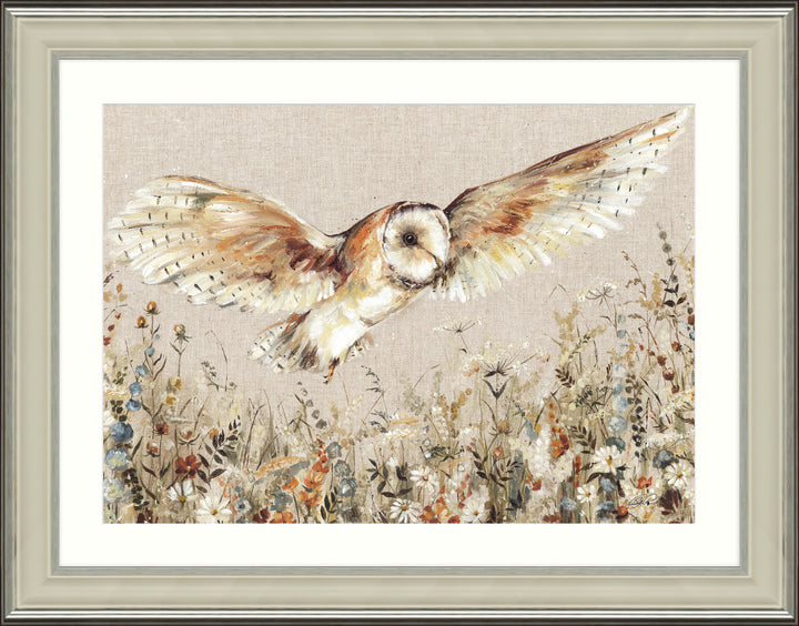 Owl in Flight by Nicola Jane Rowles