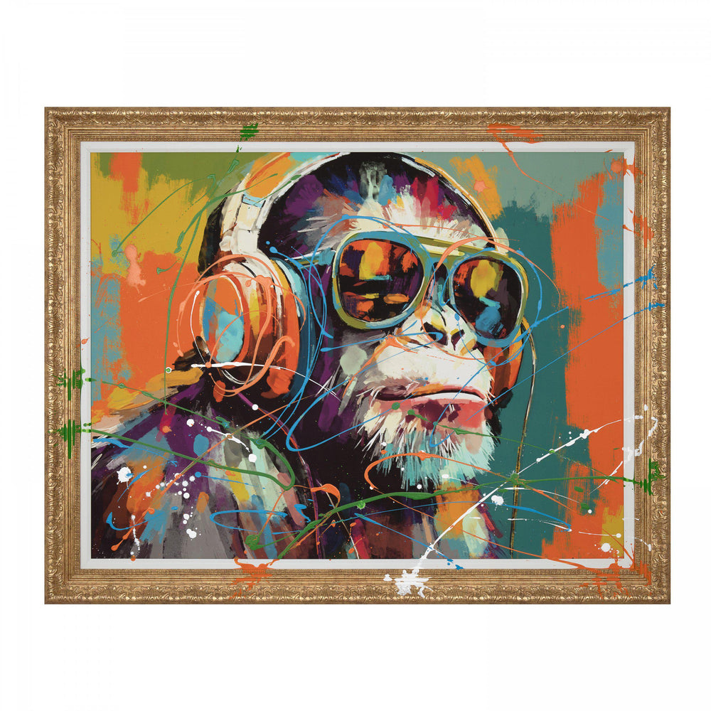 Chillin' Chimp By Sabrina Roscino - TheArtistsQuarter