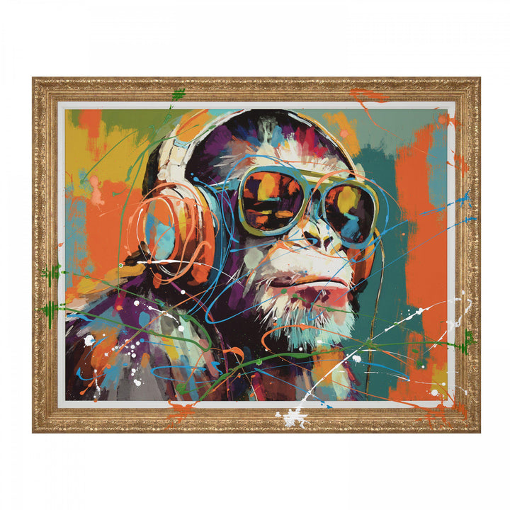 Chillin' Chimp By Sabrina Roscino - TheArtistsQuarter