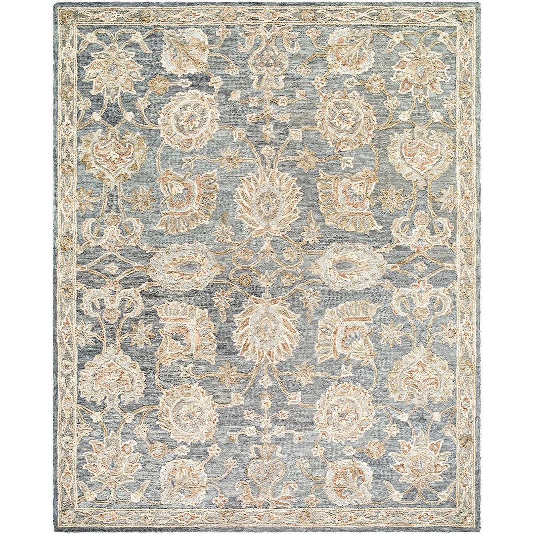 Arnold Traditional Wool Rug Blue - TheArtistsQuarter