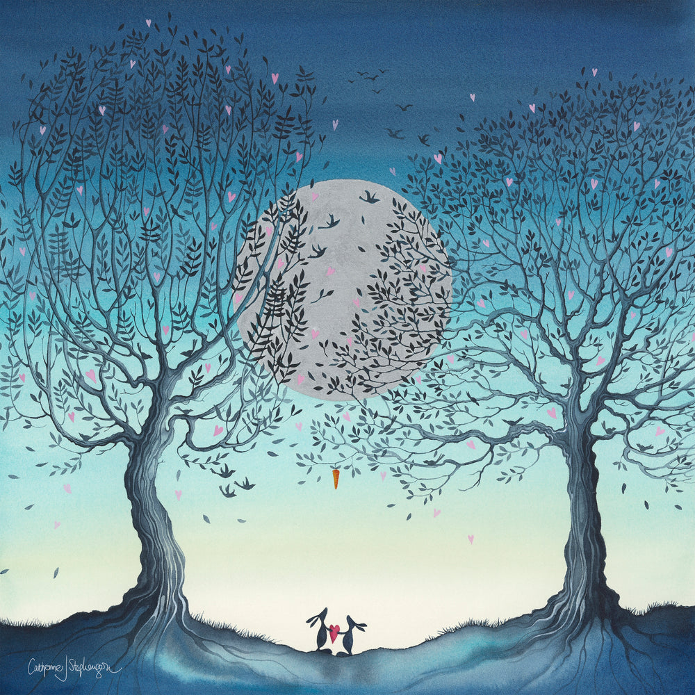 Hope Moon II (Canvas) By Catherine Stephenson - TheArtistsQuarter