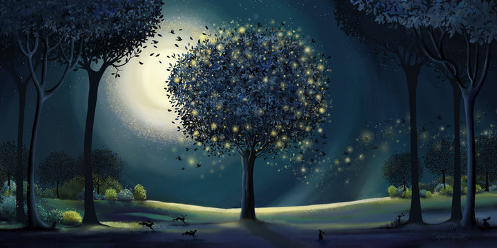 Firefly Tree (Canvas) By Catherine Stephenson *DELIVERS LATE AUGUST - TheArtistsQuarter