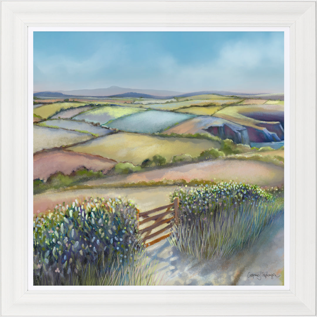 Pastel Fields I by Catherine Stephenson - TheArtistsQuarter