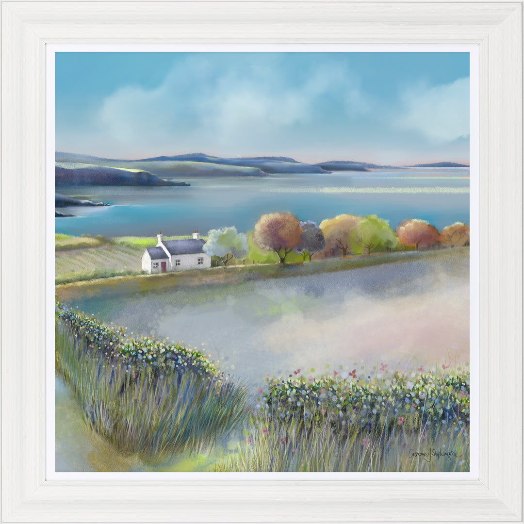 Pastel Fields II by Catherine Stephenson - TheArtistsQuarter