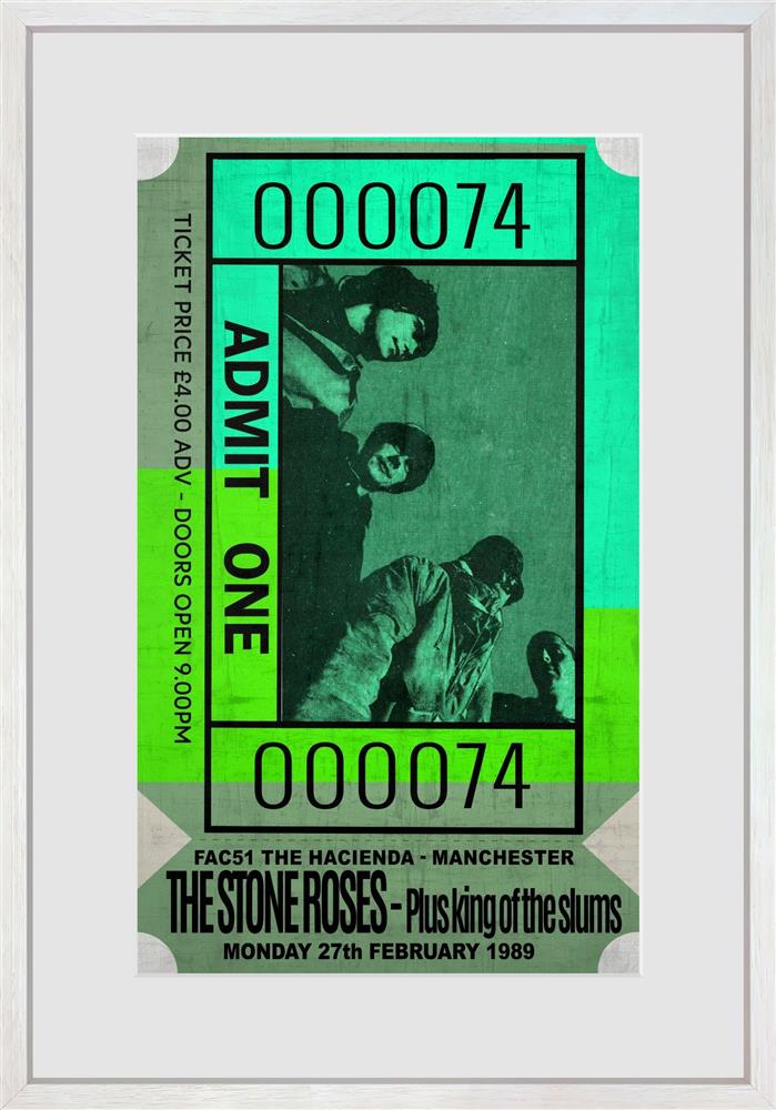 Admit One - The Stone Roses by Linda Charles - TheArtistsQuarter