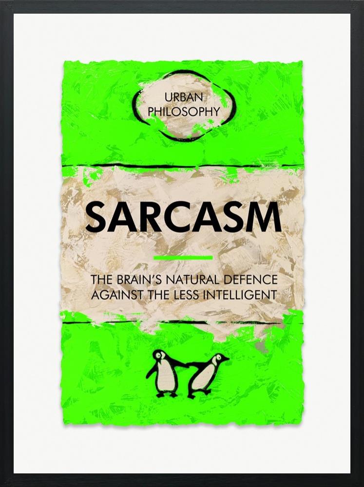 Against The Less Intelligent by Hue Folk (Limited Edition) - TheArtistsQuarter