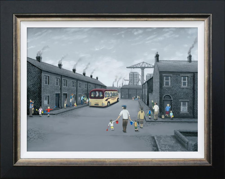 All Aboard For The Seaside - Canvas by Leigh Lambert - TheArtistsQuarter