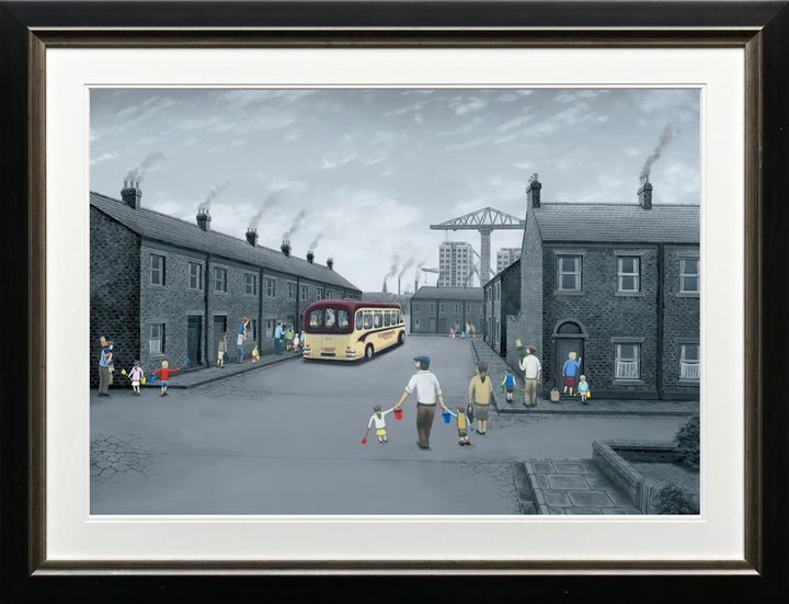 All Aboard For The Seaside - Paper by Leigh Lambert - TheArtistsQuarter