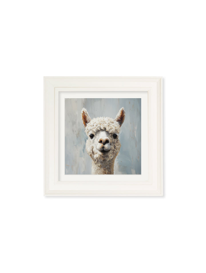 The Goofy Alpaca - Cream Hurstwood Square Frame - TheArtistsQuarter