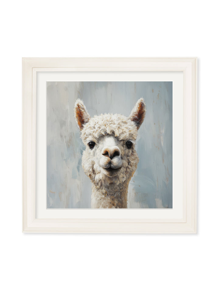 The Goofy Alpaca - Cream Hurstwood Square Frame - TheArtistsQuarter