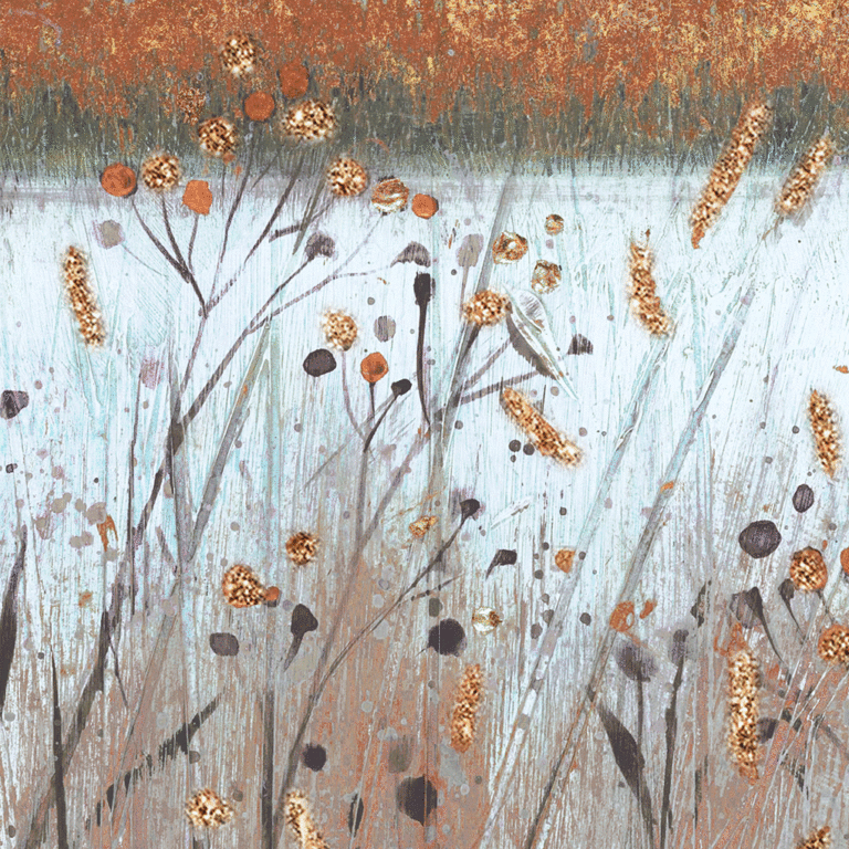 Copper Marshlands Square II By Diane Demirci *NEW* - TheArtistsQuarter