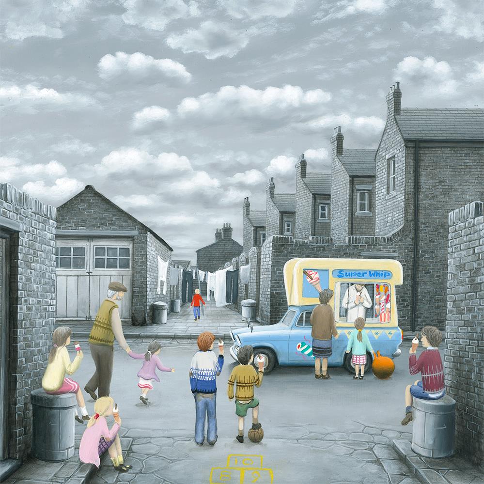 Break For A Flake - Paper by Leigh Lambert - TheArtistsQuarter
