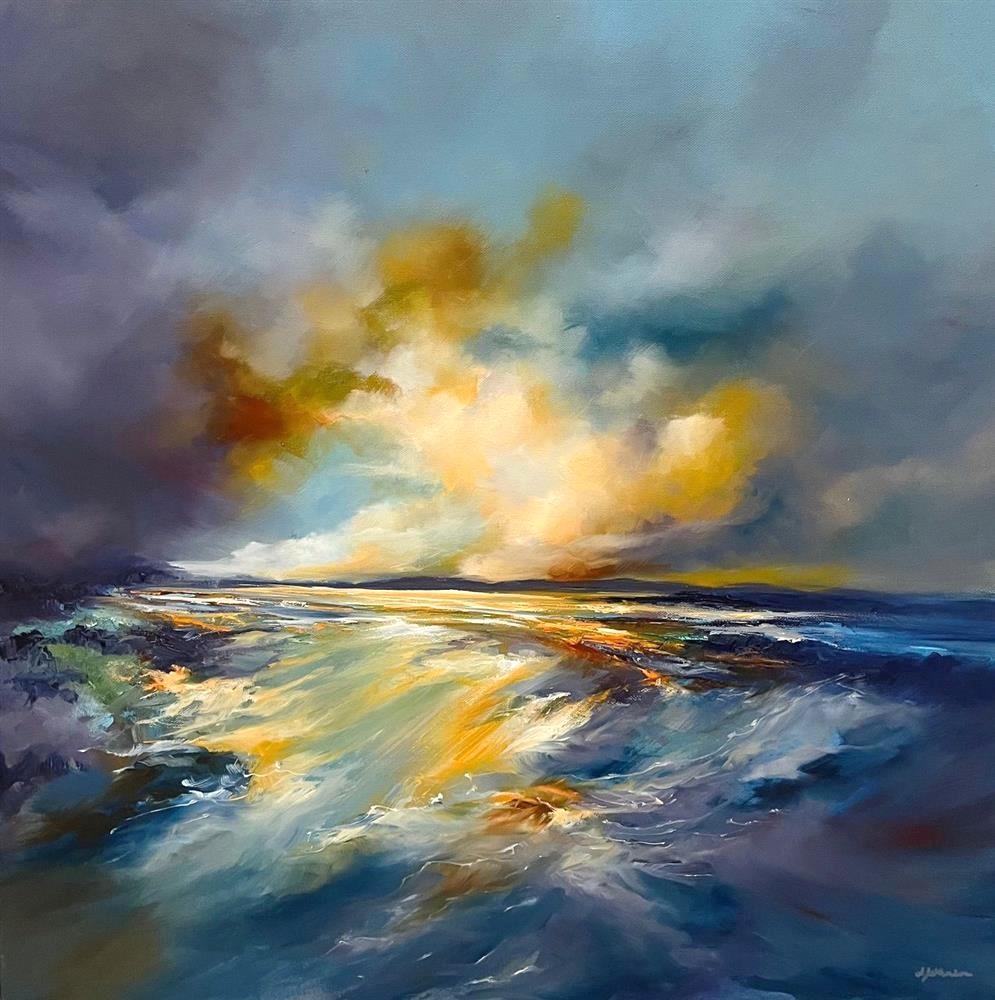 Breaking Light - Miniature by Alison Johnson - alternate view of framed canvas artwork