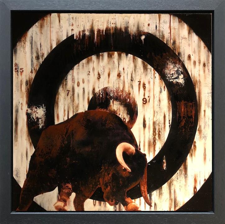 Bullish on Wall Street by Linda Charles (Original) - TheArtistsQuarter