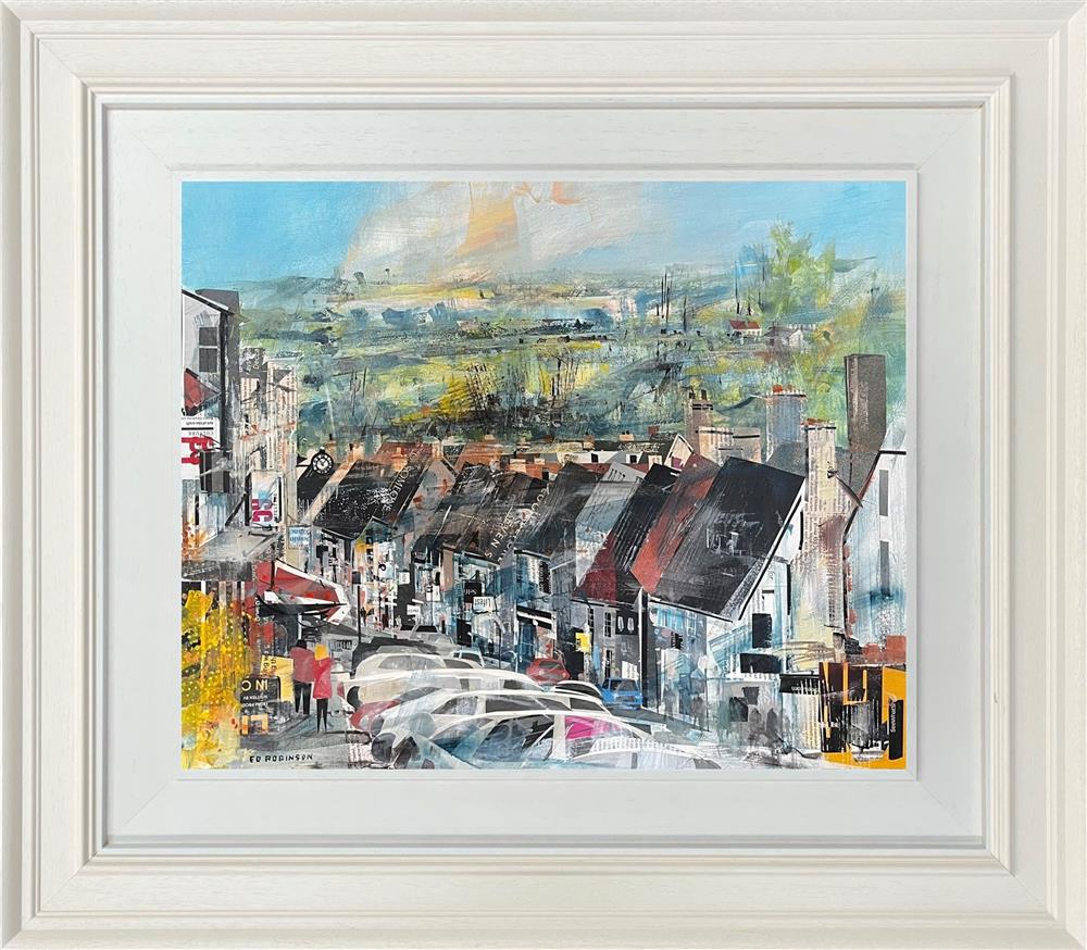 Burford High Street by Ed Robinson (Original) - TheArtistsQuarter