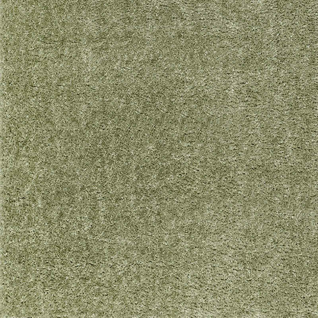Cloudy Shaggy Round Rug Green - TheArtistsQuarter