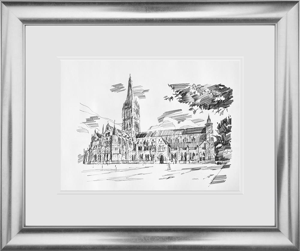Cathedral Lights - Study by Colin Brown (Original) - TheArtistsQuarter