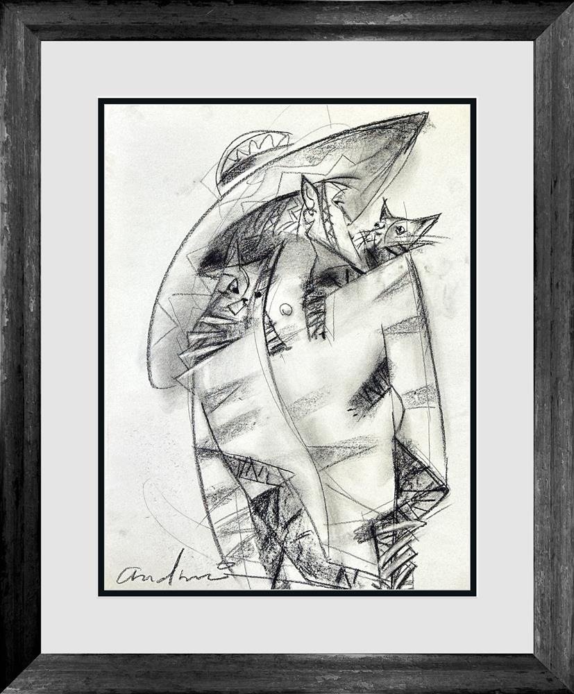 Cats Cradle - Original Study by Andrei Protsouk (Original) - TheArtistsQuarter