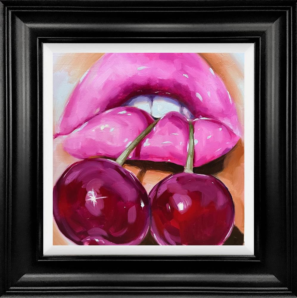 Cherry Lipstick by Joss Clapson (Original) - TheArtistsQuarter