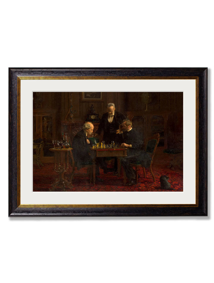 c.1876 The Chess Players - Thomas Eakins - TheArtistsQuarter