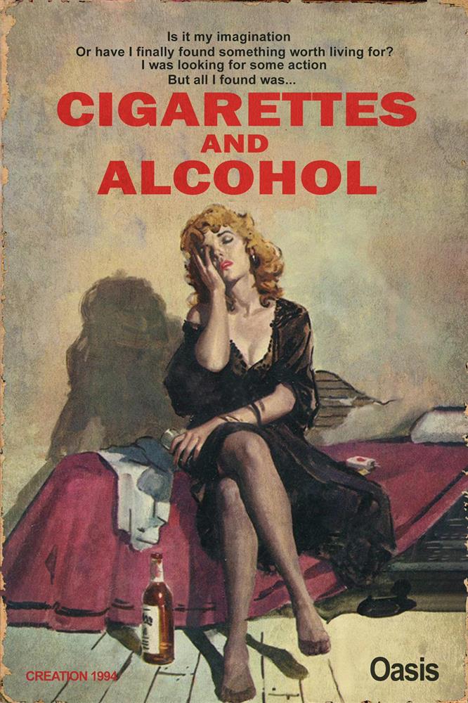 Cigarettes And Alcohol by Linda Charles - TheArtistsQuarter