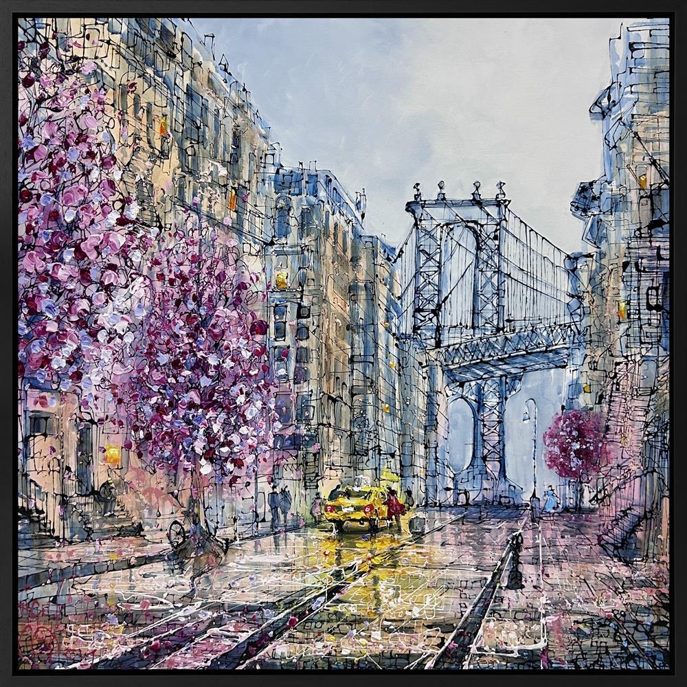 Cobblestones and Blossoms by Nigel Cooke (Original) - TheArtistsQuarter