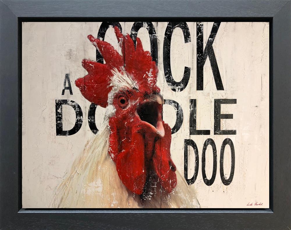 Cock-a-Doodle-Doo 2 by Linda Charles (Original) - TheArtistsQuarter