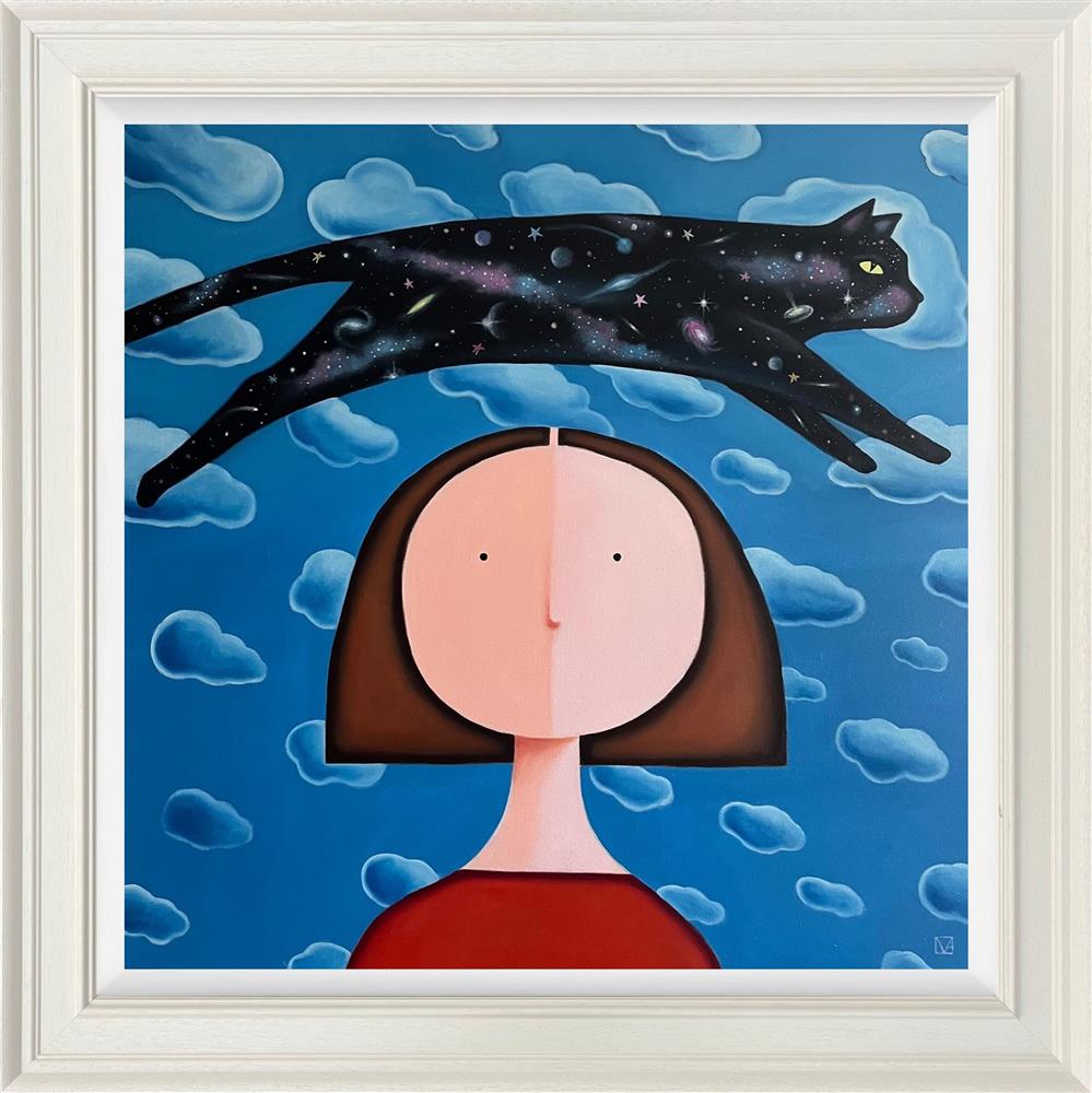 Cosmic Cat by Michael Abrams (Original) - TheArtistsQuarter