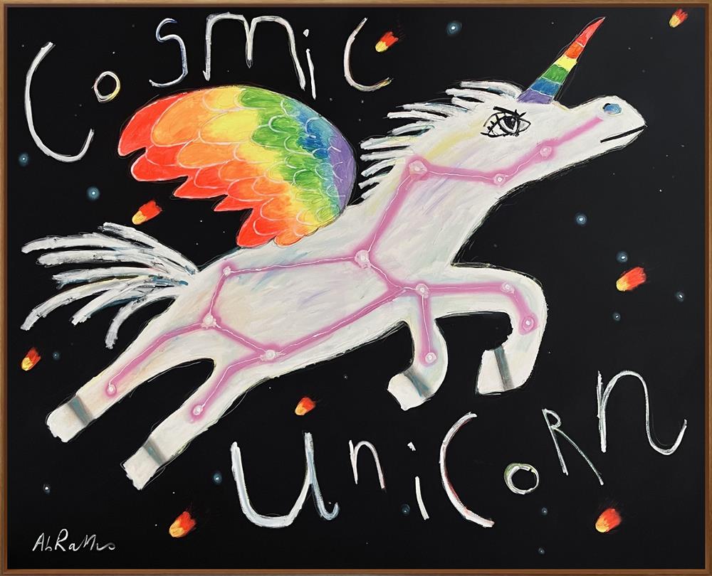 Cosmic Unicorn by Michael Abrams (Original) - TheArtistsQuarter